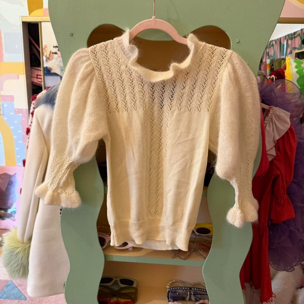 Rouje Cropped crew Sweater size small /4/ 36. Never wore it